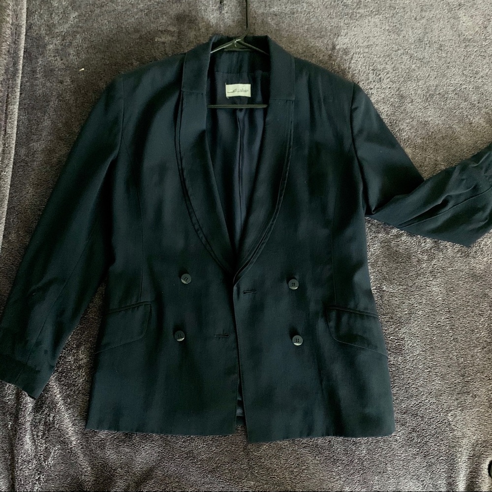 Vintage Seeler navy blue blazer, size 36
